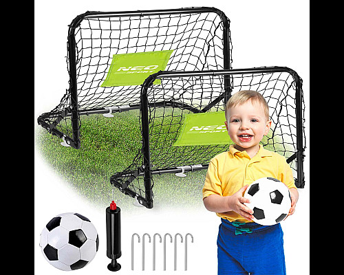 Ворота футбольні Neo-Sport NS-461 60 x 45 x 25 см, чорні