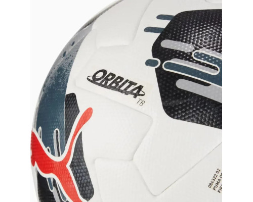 М'яч футбольний Puma Orbita 1 TB FIFA QUnder Armourlity Pro розмір 5, чорно-білий