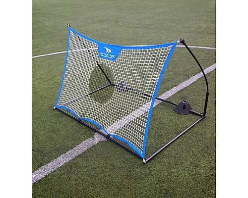 Сітка тренувальна для футболу Yakimasport Orlik Rebounder 150 х 100 см, біло-синя