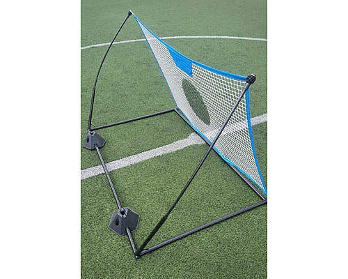 Сітка тренувальна для футболу Yakimasport Orlik Rebounder 150 х 100 см, біло-синя
