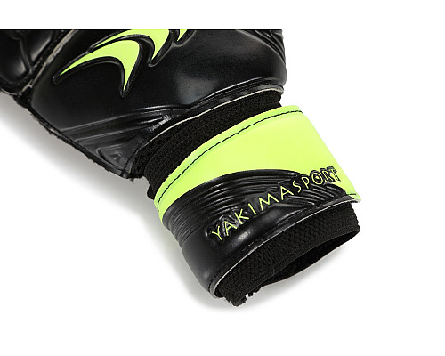 Рукавички воротарські Yakimasport GripMaster р. 8, чорно-зелений