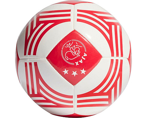 М'яч футбольний Adidas Ajax Amsterdam Home Club IP7027 розмір 5, червоно-білий