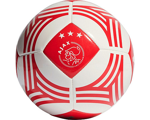 М'яч футбольний Adidas Ajax Amsterdam Home Club IP7027 розмір 5, червоно-білий