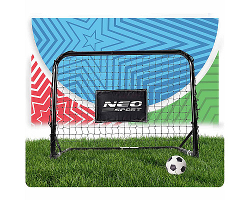 Ворота футбольні Neo‑Sport NS‑486 60 х 45 х 25 см, чорні