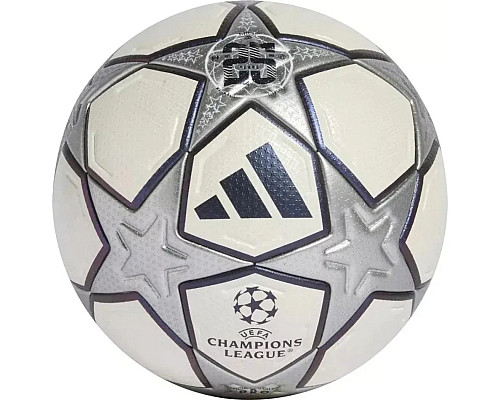 М'яч футбольний Adidas UEFA Champions League Pro 3rd Match Ball розмір 5, біло-срібний