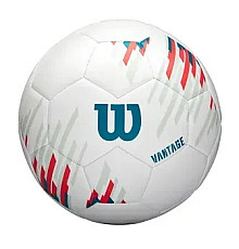 М'яч футбольний NCAA VANTAGE SB розмір 5, біло-червоний