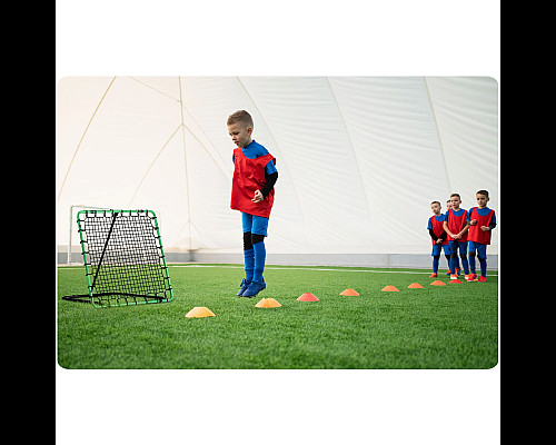 Сітка тренувальна для футболу Neo-Sport 100 x 100 см, чорно-зелена