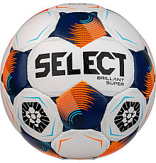 М'яч футбольний SELECT BRILLANT SUPER UKRAINE FIFA розмір 5, біло-синій