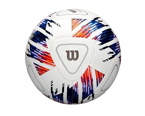 М'яч футбольний Wilson NCAA VIVIDO REPLICA SB розмір 5, біло-синій