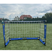 Ворота футбольні YakimaSport MINI UNI 120 х 80 см, синьо-білі