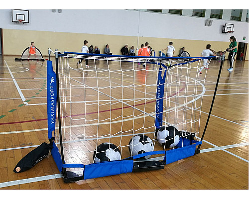 Ворота футбольні YakimaSport MINI UNI 120 х 80 см, синьо-білі