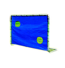 Ворота футбольні MASTER 182 x 122 x 61 см, сіро-сині