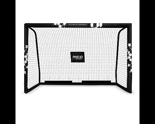 Ворота футбольні Neo-Sport NS-462 180 x 120 x 60 см, чорно-білі