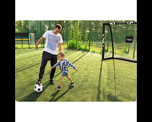 Ворота футбольні Neo-Sport NS-462 180 x 120 x 60 см, чорно-білі