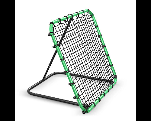 Сітка тренувальна для футболу Neo-Sport Rebounder 120 x 120 см, чорно-зелена