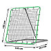 Сітка тренувальна для футболу Neo-Sport Rebounder 120 x 120 см, чорно-зелена