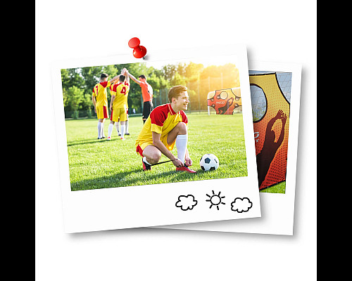 Сітка тренувальна для футболу Neo-Sport Rebounder 120 x 120 см, чорно-зелена