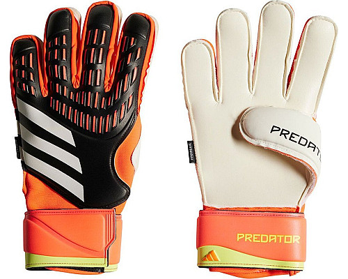 Рукавички воротарські Adidas Predator Glove Match Fingersave IQ4037 р. 9,5, різнокольорові