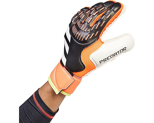 Рукавички воротарські Adidas Predator Glove Match Fingersave IQ4037 р. 9,5, різнокольорові