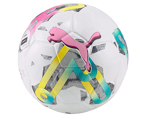 М'яч футбольний Puma Orbita 3 TB (FIFA Quality) розмір 5, біло-рожевий