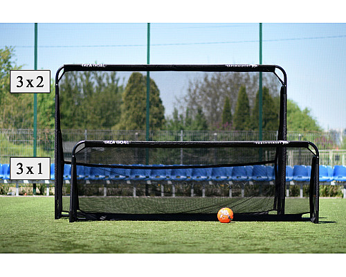 Сітка для воріт Yakimasport 100572 GIZA 300 х 200 см, чорна