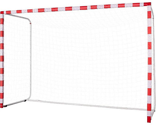 Ворота футбольні Enero 300 x 160 x 90 см, червоно-білі