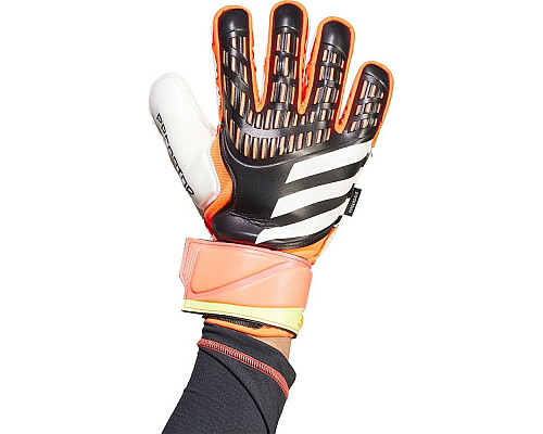 Рукавички воротарські Adidas Predator Glove Match Fingersave IQ4037 р. 8,5, різнокольорові