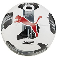 М'яч футбольний Puma Orbita 4 HYB (FIFA Basic)  розмір 5, чорно-білий
