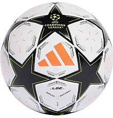 М'яч футбольний Adidas UCL League IX4060 розмір 5, біло-чорний