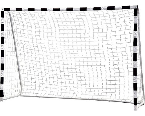 Ворота футбольні Enero 300 x 200 x 100 см, чорно-білі