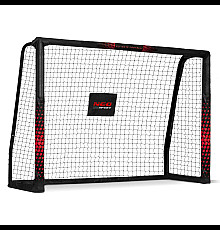 Ворота футбольні 180 x 120 x 60 см NS-463 чорно-червоні