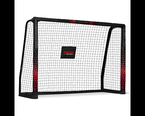 Ворота футбольні 180 x 120 x 60 см NS-463 чорно-червоні