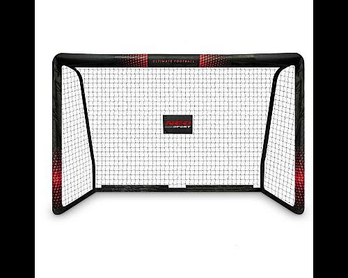 Ворота футбольні 180 x 120 x 60 см NS-463 чорно-червоні