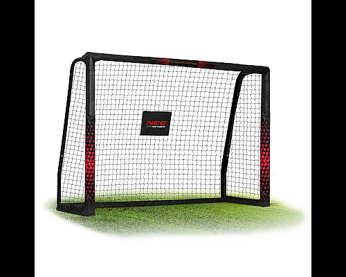 Ворота футбольні 180 x 120 x 60 см NS-463 чорно-червоні