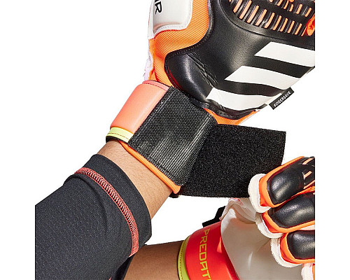 Рукавички воротарські Adidas Predator Glove Match Fingersave IQ4037 р. 10, різнокольорові