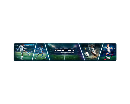 Ворота футбольні Neo‑Sport Dots NS‑473 300 х 200 х 120 см, чорно-червоні