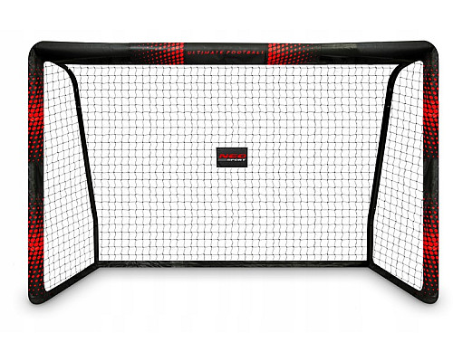 Ворота футбольні Neo‑Sport Dots NS‑473 300 х 200 х 120 см, чорно-червоні