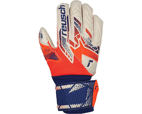 Рукавички воротарські Reusch Attrakt Silver Junior 5572214 2500 р.5, помаранчево-сині