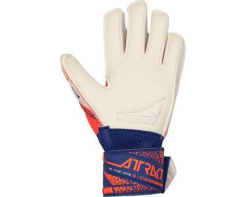 Рукавички воротарські Reusch Attrakt Silver Junior 5572214 2500 р.5, помаранчево-сині