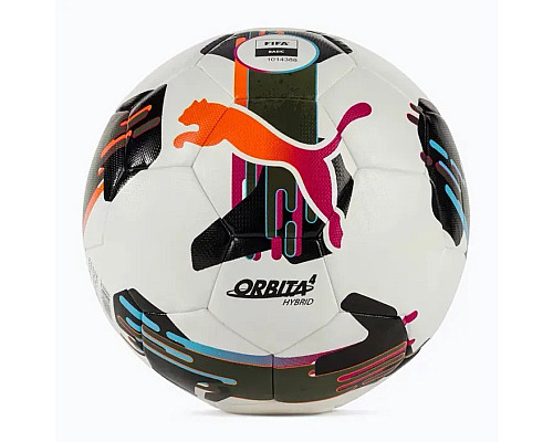 М'яч футбольний Puma Orbita 4 HYB (FIFA Basic) розмір 4, біло-чорний