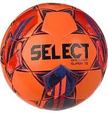 М'яч футбольний Select BRILLANT SUPER FIFA TB v23 розмір 5,  червоно-оранжевий