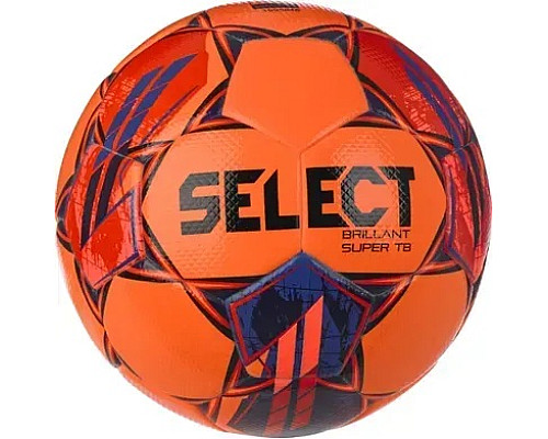 М'яч футбольний Select BRILLANT SUPER FIFA TB v23 розмір 5,  червоно-оранжевий