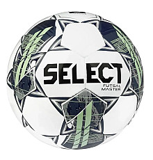 М'яч для футзалу Select Futsal Master (FIFA Basic) v22 розмір 4, біло-зелений