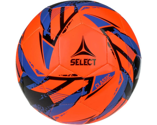 М'яч футбольний Select Classic v26 розмір 5, чорно-оранжевий