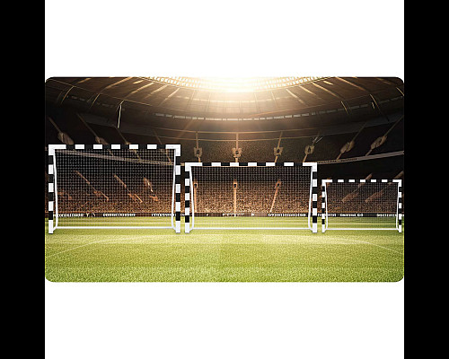 Ворота футбольні Neo-Sport NS-464 180 x 120 x 60 см, чорно-білі