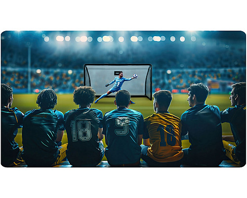 Ворота футбольні Neo‑Sport NS‑497 300 х 200 х 90 см, чорні