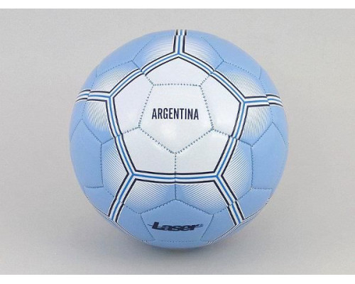 Футбольний м'яч Adar Laser ARGENTINA r. 5 (S/464865) - блакитний Футбольний м'яч Adar Laser ARGENTINA r. 5 (S/464865) - блакитний