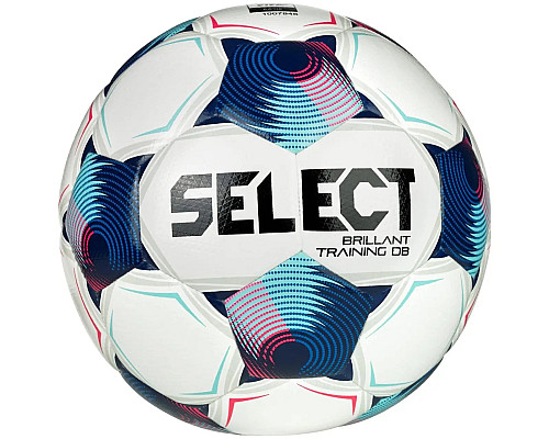 М'яч футбольний SELECT BRILLANT TRAINING DB v25 розмір 4, біло-синій