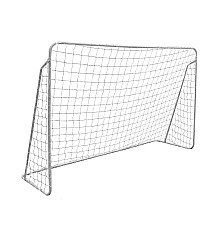 Сітка для воріт  SPARTAN 240 х 160 х 100 см, біла