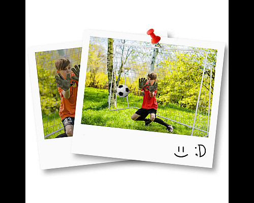 Ворота футбольні Neo-Sport 245 x 155 x 80 см, білі